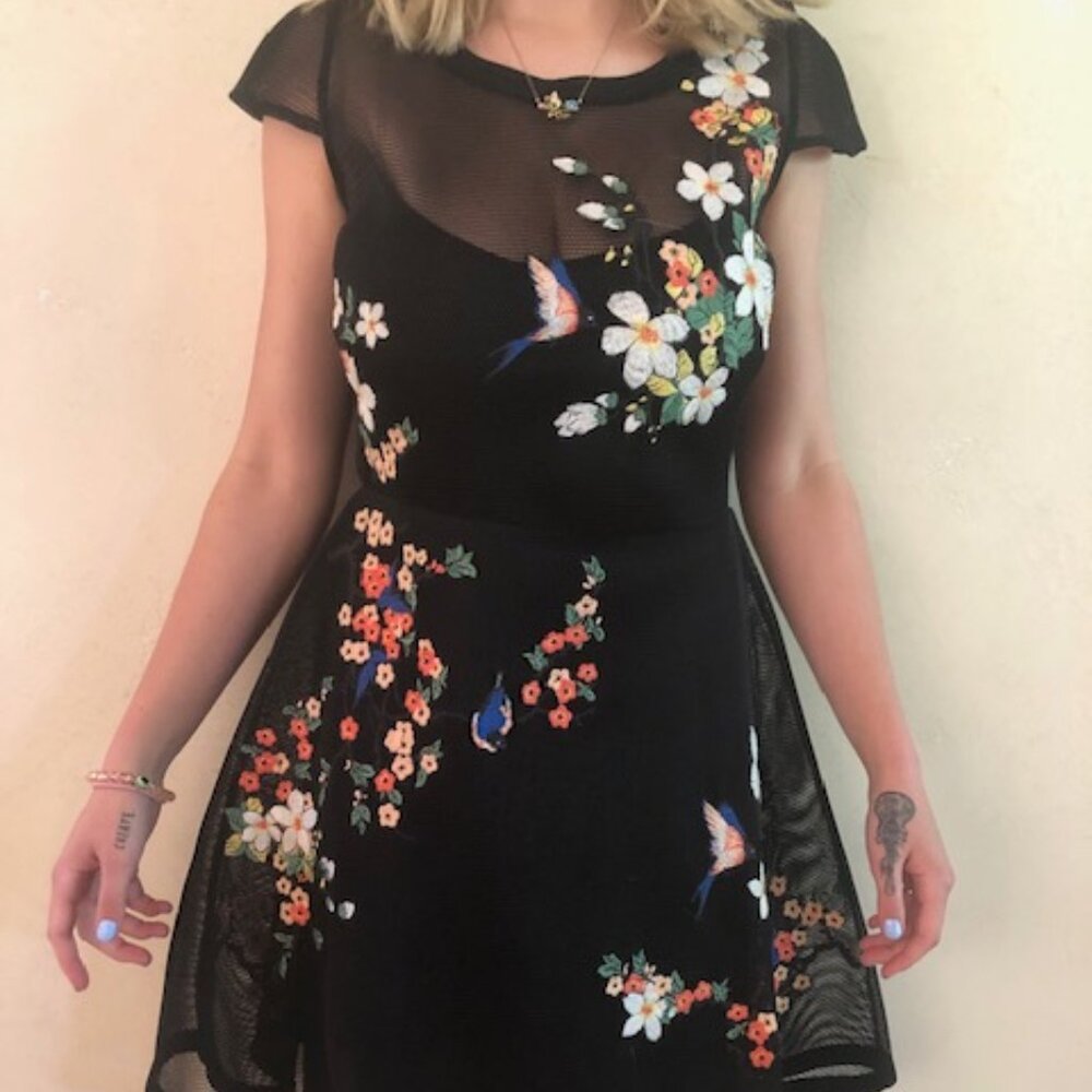Little black dress with  flare